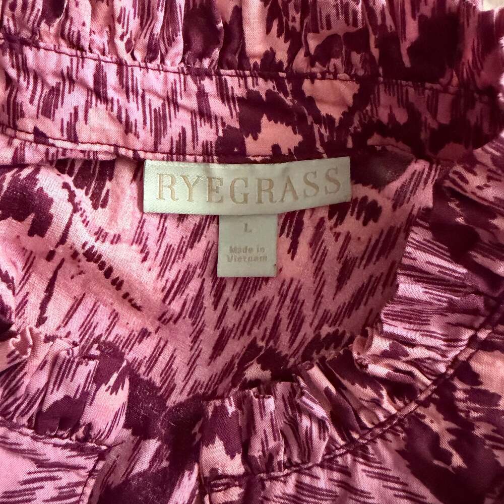 Ryegrass Long Sleeve Belted Floral Tiered Maxi Dress - Picture 3 of 4